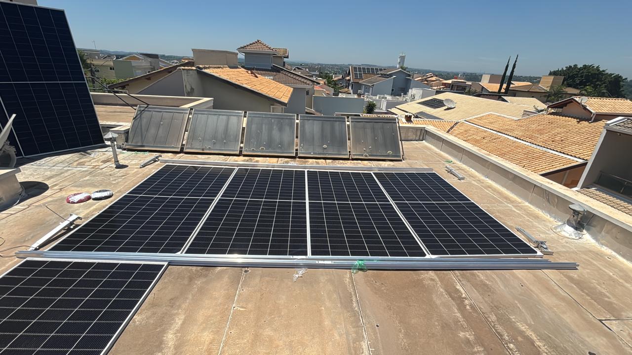 instalação de energia solar